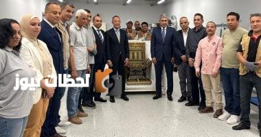 163 قطعة من كنوز الملك توت عنخ آمون تصل إلى المتحف المصري الكبير