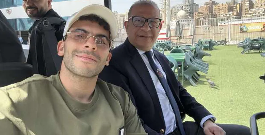 أول صورة لـ«زيزو» مع أشرف عبد العزيز بعد التحقيق في الزمالك