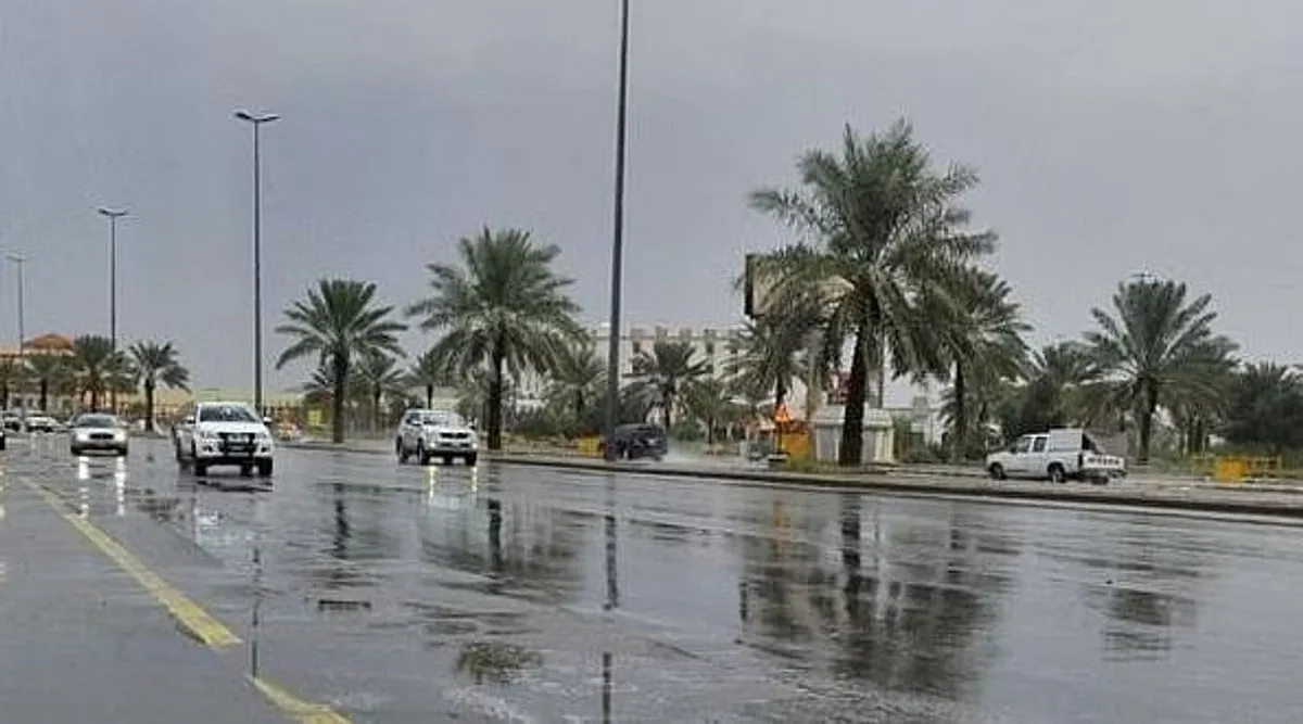 أمطار متوسطة إلى غزيرة ورياح شديدة وأتربة مثارة على مناطق المملكة