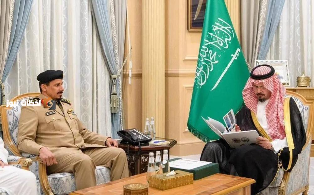 أمير المدينة يستقبل قائد حرس الحدود في المنطقة