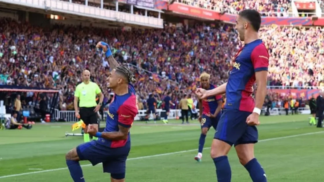 أهداف مثيرة وأداء متميز في الشوط الأول لمباراة برشلونة وريال مدريد