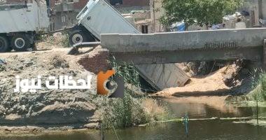 إقامة كوبري جديد في أبو المطامير بالبحيرة بعد تعرض القديم لانهيار جزئي