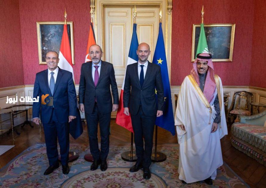 اجتماع خاص بين اللجنة الوزارية بشأن غزة ووزير الخارجية الفرنسي