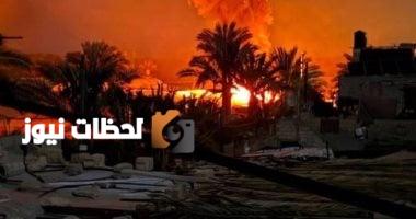استشهاد وإصابات وفقدان أشخاص في قصف جوي على منزل بمنطقة جباليا