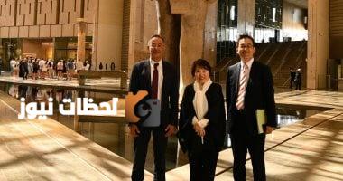 استقبال المتحف المصري الكبير لرئيس جمهورية جزر القمر ووزيرة التعليم والثقافة اليابانية