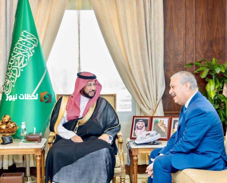 استقبال بارز من نائب أمير عسير للقنصل العام الجزائري وكيل وزارة الداخلية للأفواج الأمنية