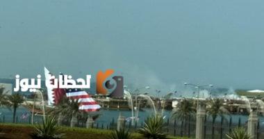 استقبال ترامب بالمدافع في الديوان الأميري بالدوحة