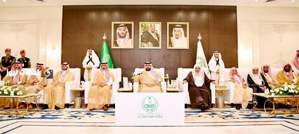 استقبال حار من محمد بن عبدالعزيز لأهالي جازان المهنئين بتعيينه أميراً للمنطقة