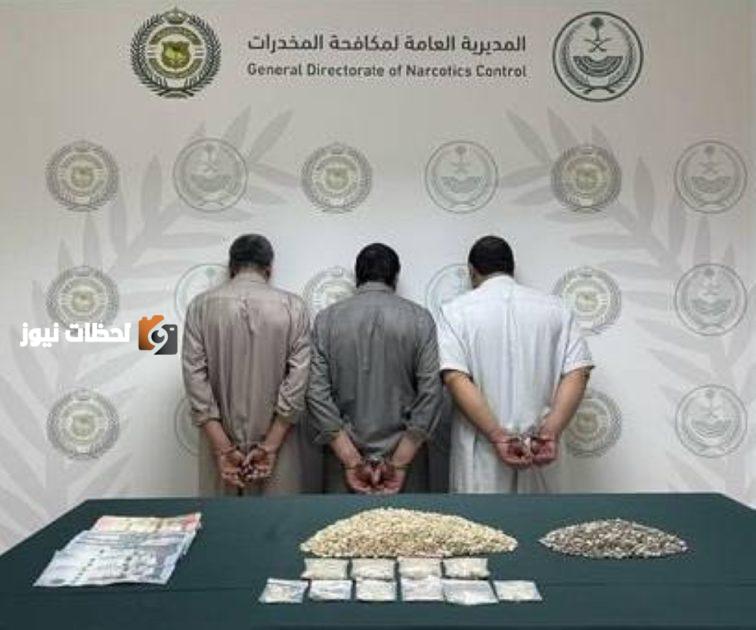 اعتقال ثلاثة أشخاص في الجوف بتهمة ترويج 8,149 قرصاً من الإمفيتامين