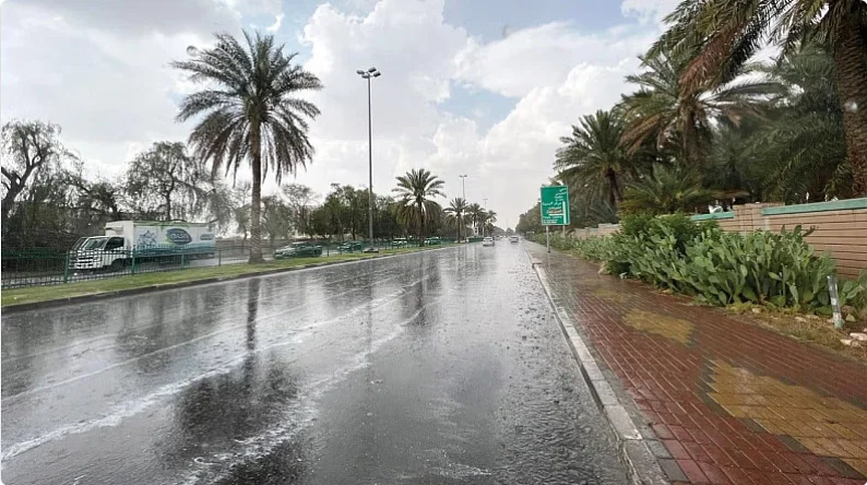 الأرصاد تتوقع هطول الأمطار على بعض المناطق هذا الأسبوع