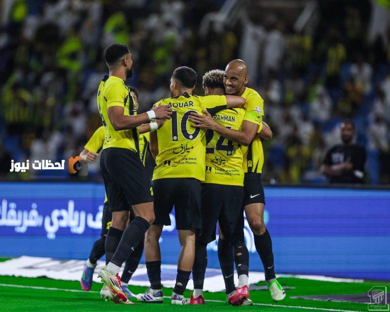 الاتحاد يتوج بطلا لدوري روشن للمرة العاشرة بفوزه على الرائد بثلاثة اهداف
