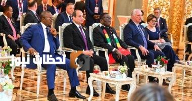 الرئيس السيسي يحضر مأدبة عشاء نظمها بوتين للقادة بمناسبة عيد النصر.. صور