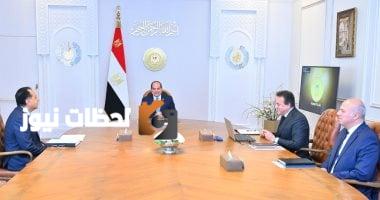 الرئيس السيسي يناقش مع رئيس الوزراء ووزير الصحة خطط عمل المجموعة الوزارية للتنمية البشرية