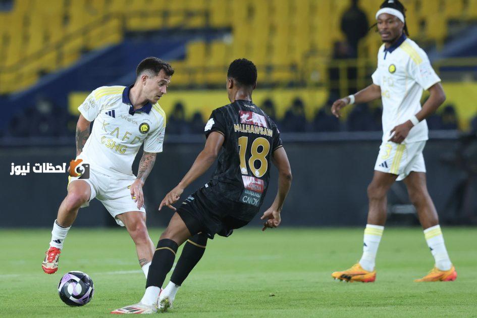 النصر يتجاوز الخليج بهدفين من دوران ورونالدو في مباراة مثيرة
