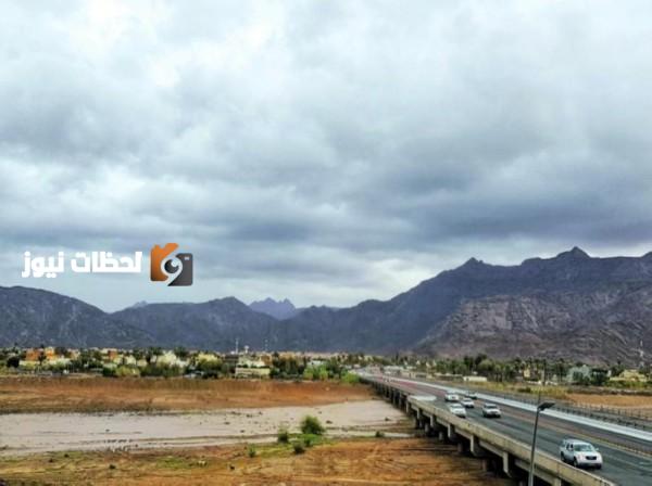 امطار ورياح نشطة في نجران تستمر لعدة ايام مقبلة