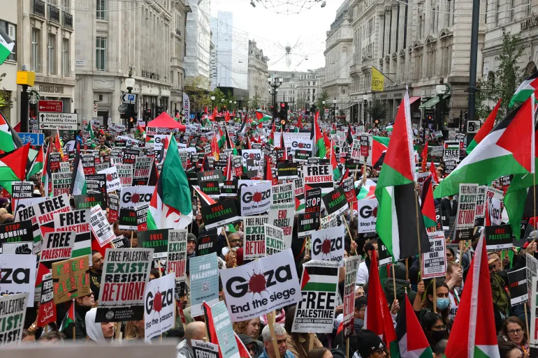 برلين: اشتباكات واعتقالات خلال احتجاج دعما للقضية الفلسطينية
