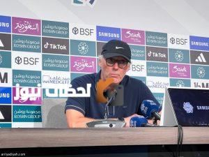 بلان يؤكد استفادة فريقه من مباراة الفيحاء لتطوير الأداء بعد النصر
