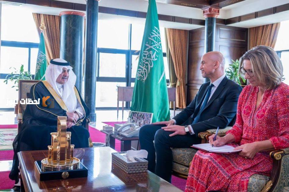 تبوك تستقبل القنصل الفرنسي في زيارة رسمية