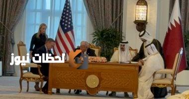 ترامب وتميم يبرمان ثلاث اتفاقيات للتعاون في مجالات الدفاع والطيران والتكنولوجيا