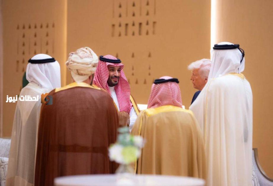 حديث بين ولي العهد والرئيس الأمريكي والقادة الخليجيين.