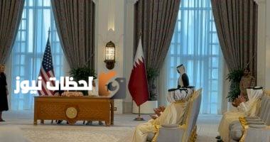 توقيع ترامب وأمير قطر على ثلاث اتفاقيات استراتيجية في الدوحة