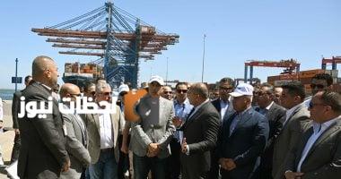 رئيس الوزراء يقوم بجولة تفقدية في محطة دحرجة السيارات RORO المملوكة لشركة SCAT.