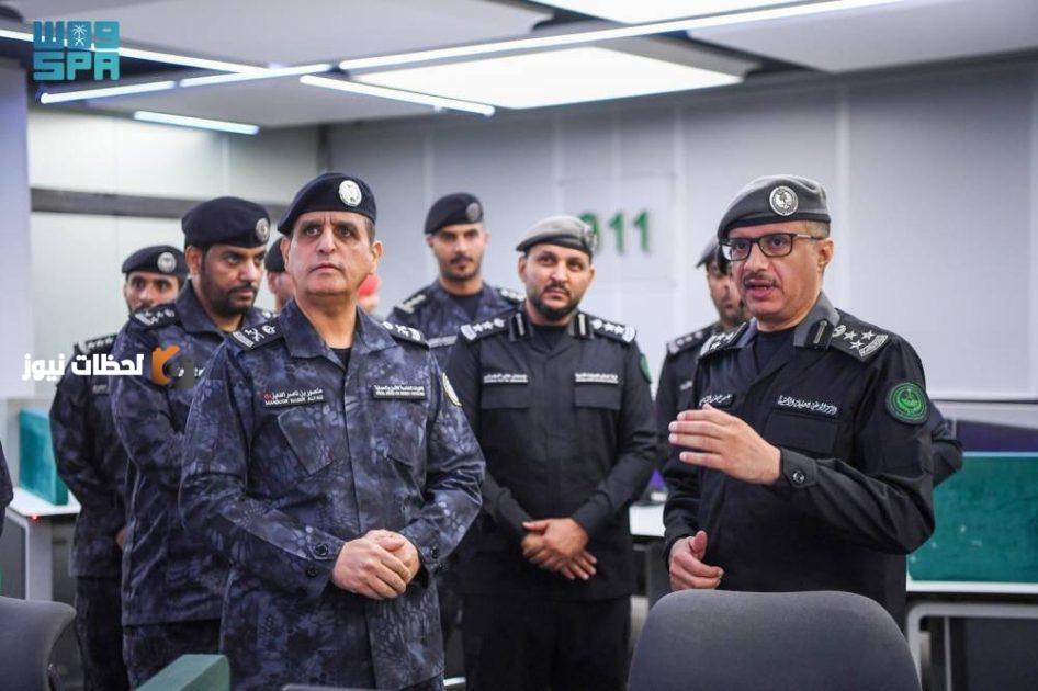 زيارة الفايز لمركز العمليات الأمنية الموحدة «911» في مكة المكرمة