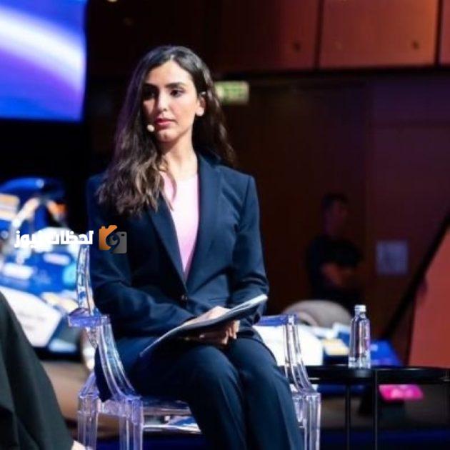 صحفية سعودية تثير الانتباه بين ولي العهد والرئيس الأمريكي