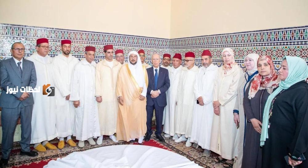 لقاء آل الشيخ مع رؤساء المجالس العلمية في مراكش
