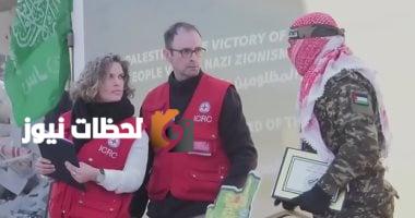 لقاء بين الصليب الأحمر وعناصر من حماس لاستلام الجندي عيدان ألكسندر