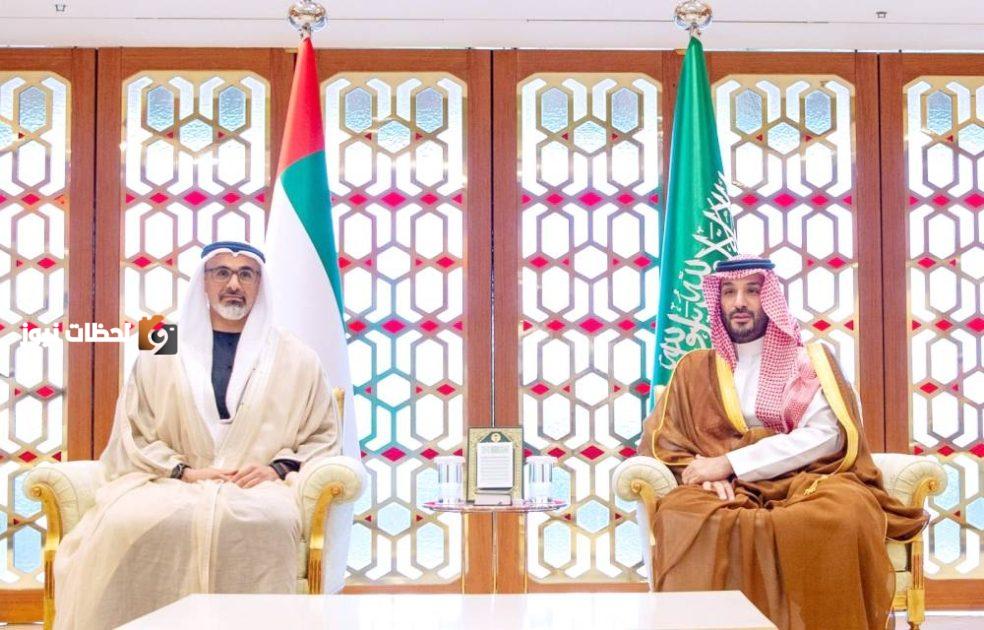 لقاء ولي العهد وولي عهد أبوظبي يعزز العلاقات الثنائية