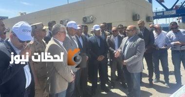 مدبولي يزور أكبر محطة في شرق المتوسط بسعة 7 ملايين حاوية