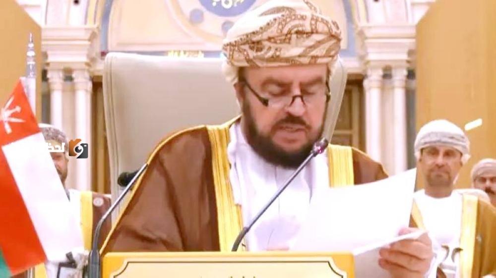 نائب رئيس الوزراء العماني يؤكد أهمية نهج ترمب في حل الأزمة الفلسطينية