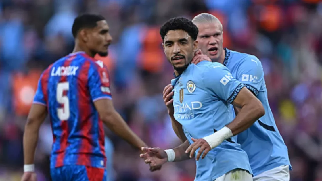 هالاند يفصح عن السبب وراء تسديد مرموش لركلة الجزاء في نهائي كأس الاتحاد الإنجليزي
