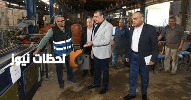 وزير الإنتاج الحربي يزور شركة حلوان لمحركات الديزل