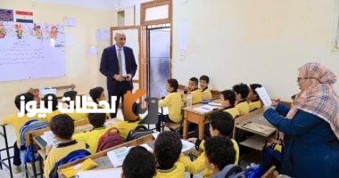 وزير التعليم يتفقد 3 مدارس في إدارة الحوامدية بالجيزة لمتابعة سير الدراسة.