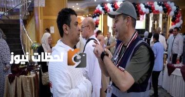 وصول حجاج بعثة حج القرعة من المدينة المنورة إلى مكة المكرمة بالصور
