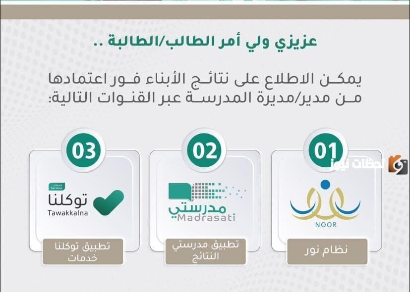 نتائج نظام نور