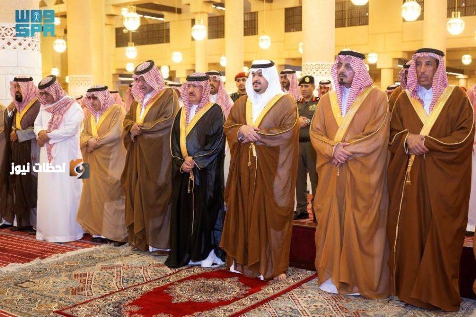 أداء صلاة الجنازة على فيصل بن تركي بن سعود الكبير آل سعود