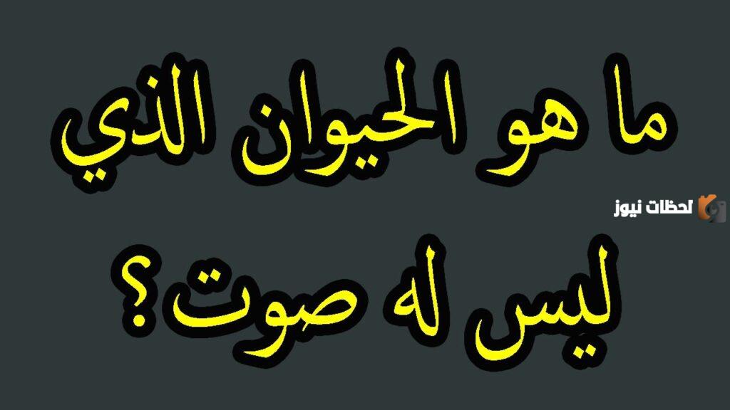 اسئلة عامة للمسابقات