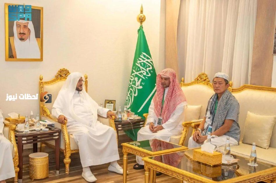 استقبال مميز لآل الشيخ مع عضو البرلمان التايلندي والقاضي الأول بمحكمة الاستئناف في بانكوك