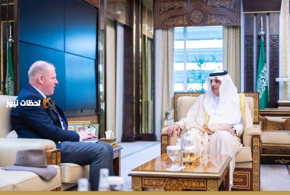 استقبال نائب وزير الداخلية سفير أستراليا بالمملكة
