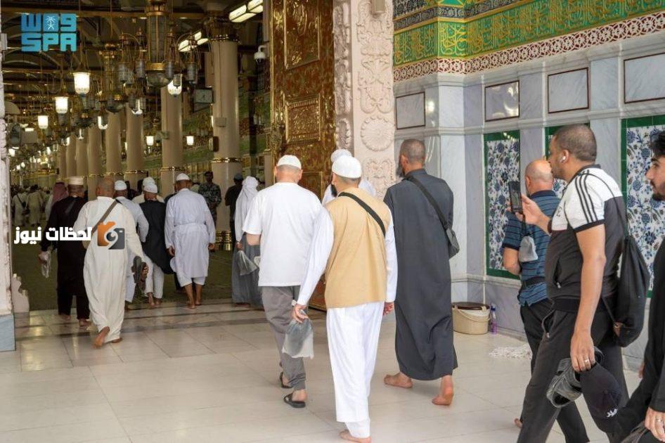 تيسير وصول الزوار إلى الروضة الشريفة