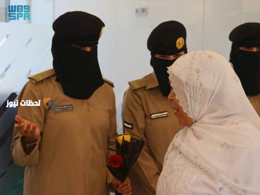حرس الحدود يقدم خدماته للحجاج.