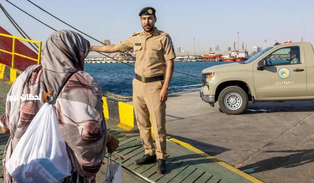 حرس الحدود يُيسّر مغادرة ضيوف الرحمن عبر ميناء جدة الإسلامي
