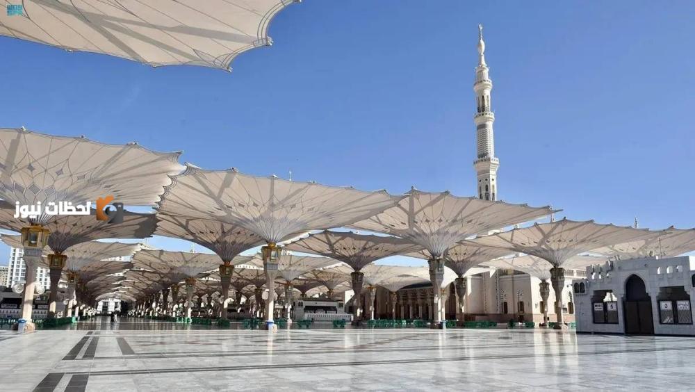 زيارة حجاج ذوي الشهداء والمصابين من القوات اليمنية إلى المسجد النبوي