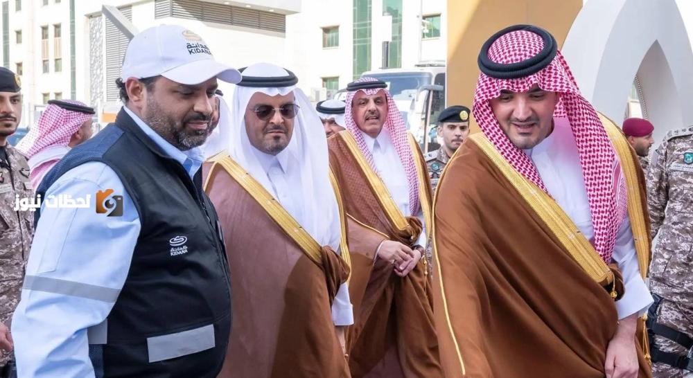 زيارة عبدالعزيز بن سعود لمشاريع تطويرية بالمشاعر المقدسة