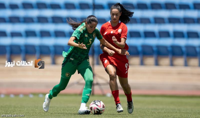 فوز منتخب الأخضر للسيدات في تجربة مميزة أمام منتخب البحرين الشقيق