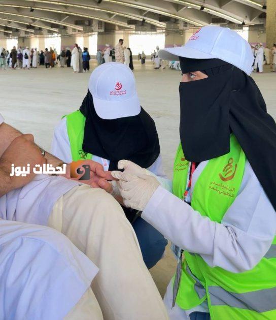 متطوعون يقدمون الإسعافات في المشاعر ب650 مشاركاً