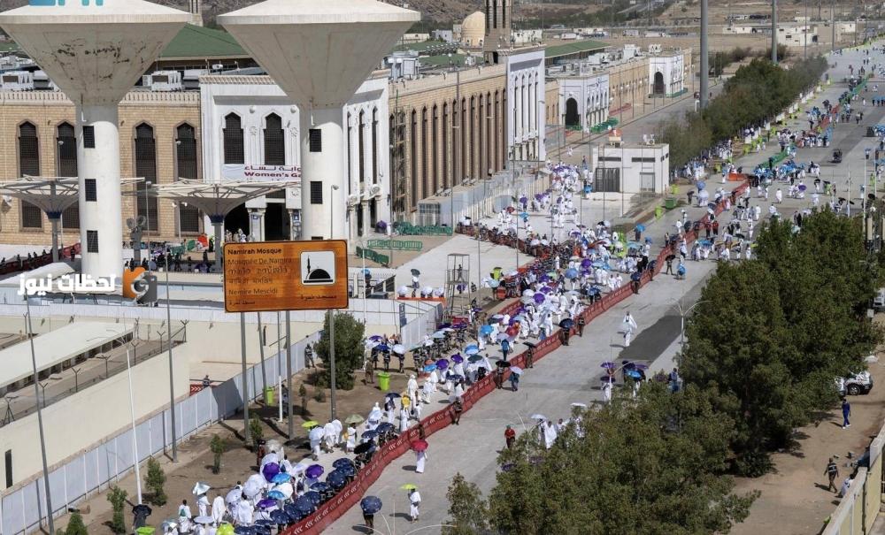 مسجد نمرة يحيي لحظة الوداع ويستقبل حشود الحجاج في عرفات